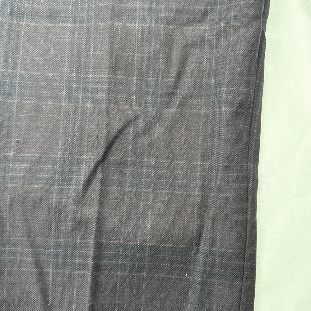 Calvin Klein Black and Wine Red Plaid Pants NWT - Picture 2 of 10